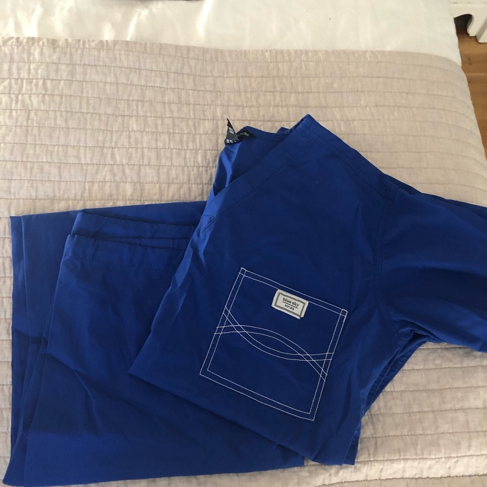 Blue sky scrubs
